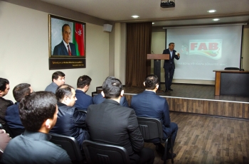 “ FAB Akademiyası ”nın konfrans zalında satış müdirləri və təmsilçiləri ilə görüş keçirilib.