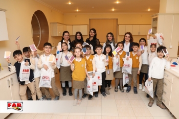 FABda bir gün layihəsinin növbəti iştirakçıları Zirvə liseyinin şagirdləri oldu